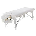 Master Massage 31" Montclair Pro Portable Massage Table Package, Memory Foam Cushioning, Reiki Panels, Shiatsu Cable Release- Tattoo Table, Spa Bed, Facial Bed