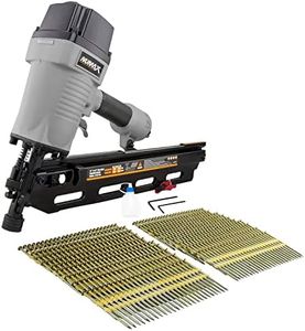 NuMax SFR2190WN Pneumatic 21 Degree 3-1/2" Full Round Head Framing Nailer with Nails (500 count)