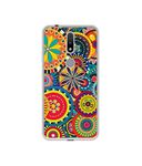 Casotec Ring Pattern Print Design Printed Silicon Soft TPU Back Case Cover for Nokia 2.4