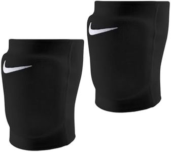 Nike Premium Dri-Fit Knee Pads (1 Pair), Essential/Streak/Varsity, Cushioning/Sweat-wicking/Unisex (Essential Black - M/L)