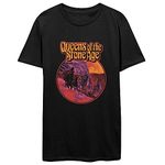 Queens Of The Stone Age T Shirt Hell Ride Band Logo New Official Mens Black Size L