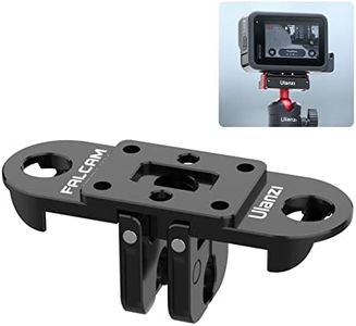FALCAM 3-in-1 Magnetic Base Mount to DJI Action, Aluminum Action Camera Adapter Accessory for DJI Action with 1/4-inch Screw Hole