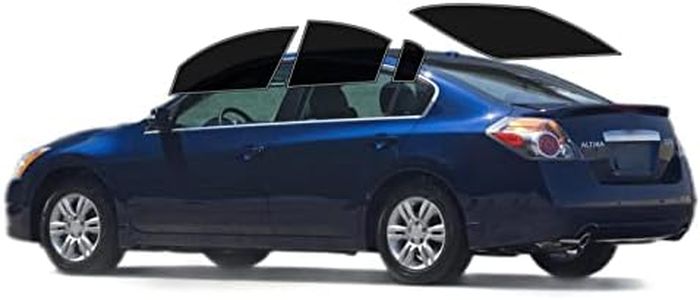 AUTOTEK Precut Windows Tint Film All Sides Cars Sun Blocking Protection Privacy Anti Shatter Glass 2 Ply Film 10% Tint Shade kit for Nissan Altima Sedan 2007-2012