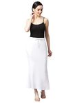 GRECIILOOKS Womens Spandex Pant Liner Slip Regular Fit Petticoat (White, Small)