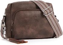 CLUCI Small Crossbody Purses for Women Trendy, Vegan Leather Women's Crossbody Handbags with Adjustable Wide Strap