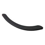 Yibuy 19.5x1.4cm Black Figured Solid Rosewood Guitar Arm Rest Part for 39-41 Inch Acoustic Guitar