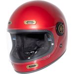 Black Orbit Motorcycle Helmet XL Gloss Cherry Red