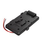 Andoer V Mount Battery Plate Adapter compatible with Sony Battery for DSLR Camcorder Video Light