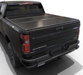 Calffree Hard Tri-Fold Truck Bed Tonneau Cover Compatible with 2007-2026 Chevy Silverado/GMC Sierra 1500 5.8ft Bed (69.6")