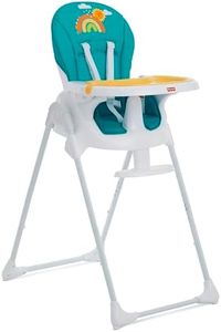 Fisher-Price by Dream On Me Tiny Bites High Chair, Seven Adjustable Height Positions Baby High Chair, Easy Quick Fold Travel High Chair, Lightweight Easy to Clean Portable High Chair