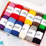 Hello 100% Cotton 12 Ball Yarn Pack - Assortment