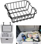 Cooler Basket for Yeti Tundra 50 & 65, lgloo 52QT, Ozark Trail 52QT, Pelican Elite (45 & 70) etc, Stainless Steel Storage Dry-Goods Basket Suitable for Coolers with All Internal diameters 12-1/2"