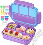 QQKO Bento Lunch Box with 4 Compart