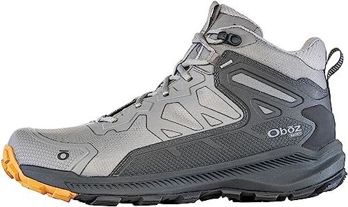 Oboz Men's Katabatic Mid B-DRY Waterproof Hiking Boot, Hazy Gray, 10.5