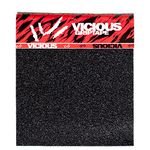 Vicious Griptape Coarse Grit Longboard Skateboard Black, 10" x 11" (4 Pack) (V-BLK-4Pack)