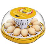 Egg Incubator-Incubators for Hatching Eggs, an Automatic Egg Turning Incubator for Chicken and Quail - TRIOCOTTAGE M12