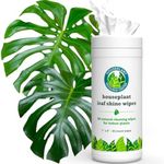 Houseplant Leaf Shine & Cleaner Wipes | Removes Dust, Dirt & Water Spots for Healthier, Glossy Leaves | Easy-to-Use Natural Leaf Cleaning Wipes for Indoor & Outdoor Plants | 30 Count