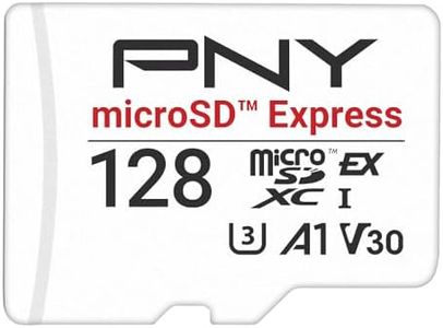 PNY microSD™ Express 128GB UHS-I U3 V30 A1 microSDXC Flash Memory Card, up to 890 Read & up to 550 Write, Ideal for microSD Express Compatible Devices Like Nintendo Switch 2