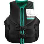 Hyperlite indy CGA Womens Wakeboard Vest Black/Teal Sz L