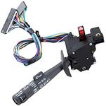 Multi-Function Combination Switch with Turn Signal, Wiper, Washers, Hazard Switch Cruise Control- Replace 26100985 2330814 26036312, Compatible with Chevy Tahoe, Blazer, Suburban, K1500, Sierra & More