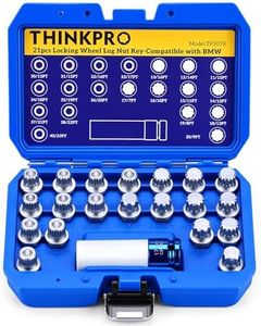 Thinkpro Wheel Lock Removal Kit Compatible with BMW | 21Pieces Anti-Theft Lug Nut Socket Set,Wheel Lock Key for Removing Locking Lug Nuts