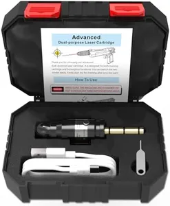 GORTAR Laser Training Cartridge & Boresighter Dual Function for Cal 9MM/.380acp/.38spl/.357 to Dry Fire Practice and Bore Sighting