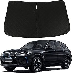 D-Lumina Windshield Sun Shade - Compatible with BMW X3 2018 2019 2020 2021 2022 2023 2024 2025 - Upgraded 3 Layers 240T Material, Foldable Front Window Sun Protector, Sunshade, Heat Shield