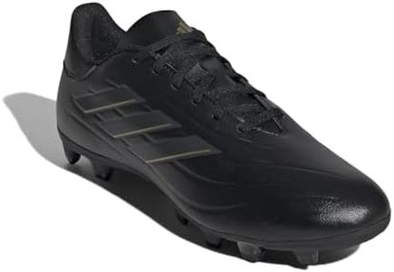 adidas Unisex Copa Pure II Club Flexible Ground Sneaker, Black/Carbon/Gold Metallic, 9 US Men