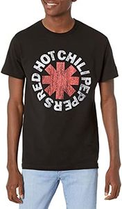 Red Hot Chili Peppers Men's Standard Classic Asterisk T-Shirt, Black, XX-Large