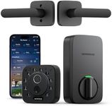 ULTRALOQ Bolt Fingerprint Smart Lock with Handle, 7-in-1 Keyless Entry Door Lock Set, Built-in WiFi Deadbolt, Auto-Lock & Unlock, App Remote Control, Compatible with Alexa, ANSI Grade 1,Black