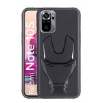 VIDO 3D Iron Man Avengers Back Case Cover for Redmi Note 10S / Redmi Note 10