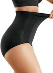 momcozy Tummy Control Shapewear Panties, High-Waist Body Shaper, Seamless Shaping Underwear for Postpartum & Daily Dress Black