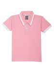 FBAR Kids Henley Neck Short Sleeves Cotton T-Shirt (FBKDMDB-1002-2-3Y) Rose