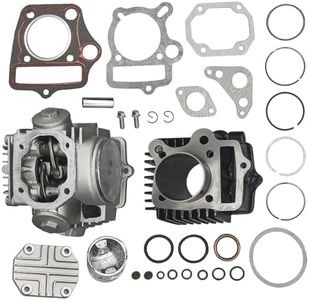 Top End Rebuild Cylinder Head Piston Kit Fit for Honda TRX90 Sportrax 90cc 1993-2005