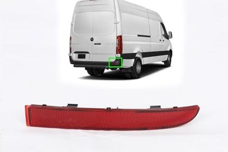 Yitoking Replacement Passenger Right Side Rear Reflector for Freightliner Mercedes Sprinter 907 910 1500 2500 3500 from 2019 to 2024 (Right Passenger Side)