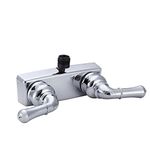 Dura Faucet (DF-SA100C-CP RV/Motorhome Shower Faucet Valve Diverter - Chrome Finish - For: Recreational Vehicle, Motor Home, Travel Trailer, Camper, Fifth (5th) Wheel, Towable