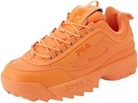 FILA Women's Disruptor II Premium Lifestyle Sneaker, Tangerine/Tangerine/Persimmon Orange, US 8