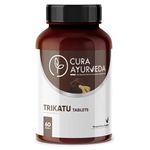 Cura Ayurveda Trikatu 100% Natural Respiratory Wellness Tablets - Pack of 60 Tablets