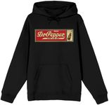 Bioworld Dr. Pepper Good For Life! Men's Black Graphic Hoodie-Small