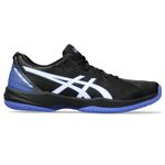 ASICS Men's Solution Swift FlyteFoam Tennis Shoes, 10.5, Black/Sapphire