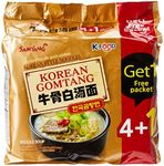 NEW! Samyang Korea Gomtang Ramen Ramyeon Noodle Soup (Pack of 5)