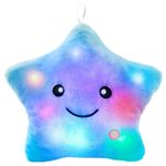 NYOBABE Sensory Toys for Autism,Light Up Star Teddy Sensory Lights for Toddlers,Kids Sleep Aid Adhd Autism Toys,Autism Sensory Equipment,Birthday Xmas Gifts for Boys Girls Age 3 4 5 6 7 8 9 10 Blue