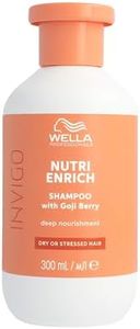 Wella Professionals Invigo Nutri Enrich Shampoing - Shampoing nourrissant avec de l'acide oléique et baies de Goji - Restaure les cheveux secs et abîmés 300ml