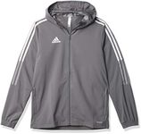 adidas unisex-child Tiro 21 Windbreaker Team Grey Large