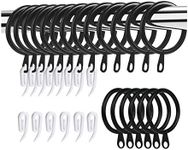 50 Pack Curtain Rings and Hooks, WO