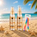 Avon Skin So Soft AIRBRUSH Mosquito Insect Repellent Citronella Enhance & Glow Gradual Tanning Dry Oil Spray, 100ml, Pack of 2