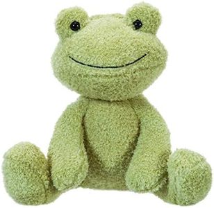 Apricot Lamb Toys Plush Velvet Frog Stuffed Animal Soft Cuddly Perfect for Child (Green Frog,8.5 Inches)