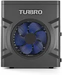 TURBRO 20,000 BTU Swimming Pool Heat Pump, 5.86 kW Electric Pool Heater for Above and In Ground Pools and Spas up to 6,500 Gallons, 5.58 COP, IPX4-Waterproof, 110-120V, Manatee M20