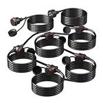 50FT Black Outdoor Extension Cord, 