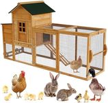 ECOLINEAR 80” Large Chicken Coop wi